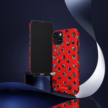Load image into Gallery viewer, Black and Red Dot Phone Case