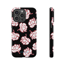 Load image into Gallery viewer, Black Floral Phone Case