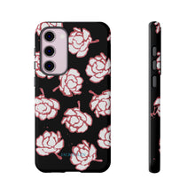 Load image into Gallery viewer, Black Floral Phone Case