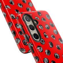 Load image into Gallery viewer, Black and Red Dot Phone Case