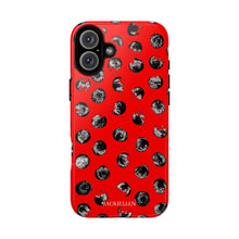 Load image into Gallery viewer, Black and Red Dot Phone Case