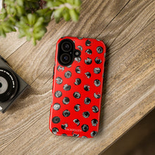 Load image into Gallery viewer, Black and Red Dot Phone Case