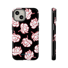 Load image into Gallery viewer, Black Floral Phone Case