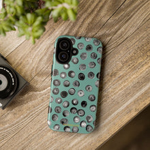 Load image into Gallery viewer, Black and Teal Dot Phone Case