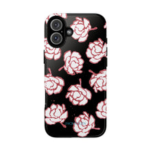 Load image into Gallery viewer, Black Floral Phone Case