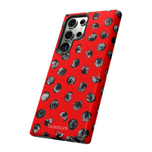 Load image into Gallery viewer, Black and Red Dot Phone Case