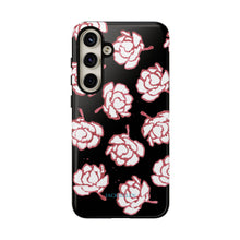 Load image into Gallery viewer, Black Floral Phone Case