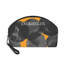 Load image into Gallery viewer, Black Dot Cosmetic Bag