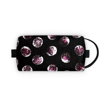 Load image into Gallery viewer, Black & Pink Dot Toiletry Bag