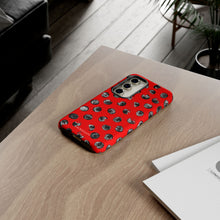 Load image into Gallery viewer, Black and Red Dot Phone Case