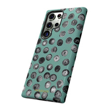 Load image into Gallery viewer, Black and Teal Dot Phone Case