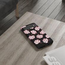 Load image into Gallery viewer, Black Floral Phone Case