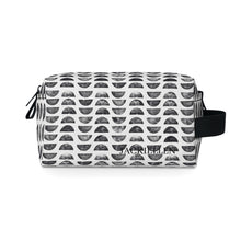 Load image into Gallery viewer, Black & White Block Print Toiletry Bag