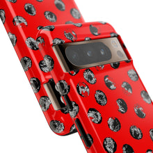 Load image into Gallery viewer, Black and Red Dot Phone Case