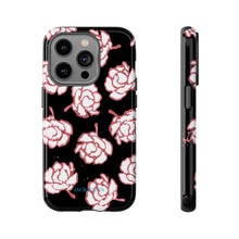 Load image into Gallery viewer, Black Floral Phone Case