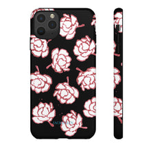 Load image into Gallery viewer, Black Floral Phone Case