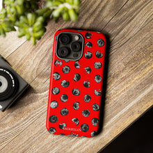 Load image into Gallery viewer, Black and Red Dot Phone Case