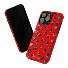 Load image into Gallery viewer, Black and Red Dot Phone Case
