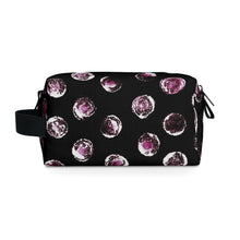 Load image into Gallery viewer, Copy of Toiletry Bag in Black and Pink Dot
