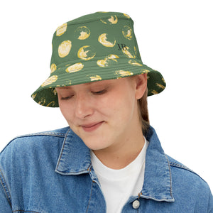 Green & Yellow Dot Bucket Hat