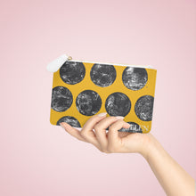 Load image into Gallery viewer, Yellow &amp; Black Dot Mini Clutch Bag
