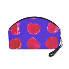 Load image into Gallery viewer, Pink &amp; Purple Dot Cosmetic Bag
