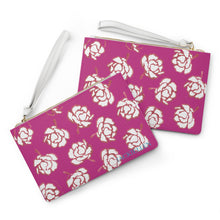 Load image into Gallery viewer, Pink Floral Clutch Bag
