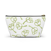 Load image into Gallery viewer, Green &amp; White Accessory Pouch
