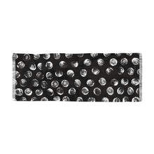 Load image into Gallery viewer, Black &amp; White Dot Printed Scarf
