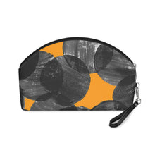 Load image into Gallery viewer, Black Dot Cosmetic Bag
