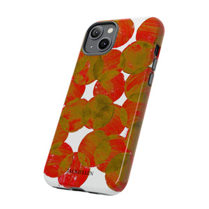 Green and Red Dot Phone Case