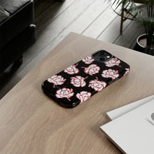 Load image into Gallery viewer, Black Floral Phone Case
