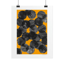 Load image into Gallery viewer, Print Poster in Yellow &amp; Black
