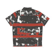 Load image into Gallery viewer, Men&#39;s Hawaiian Shirt in Red &amp; Black
