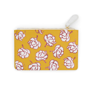 Yellow & Pink Floral Mini Clutch Bag