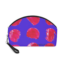 Load image into Gallery viewer, Pink &amp; Purple Dot Cosmetic Bag
