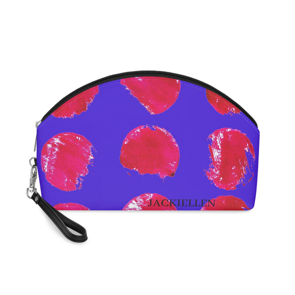 Pink & Purple Dot Cosmetic Bag