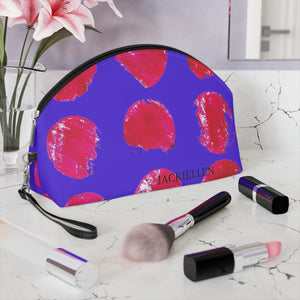 Pink & Purple Dot Cosmetic Bag