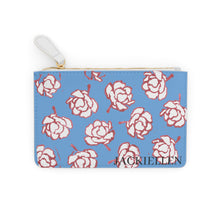Load image into Gallery viewer, Blue &amp; Pink Floral Mini Clutch Bag

