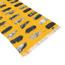 Load image into Gallery viewer, Yellow &amp; Black Printed Scarf
