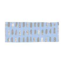 Load image into Gallery viewer, Blue &amp; White Printed Scarf
