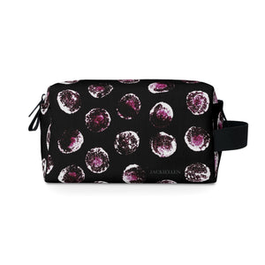 Copy of Toiletry Bag in Black and Pink Dot