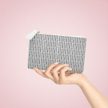 Load image into Gallery viewer, Black &amp; White Block Printed Mini Clutch Bag
