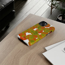 Load image into Gallery viewer, Green and Orange Dot Phone Case

