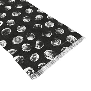 Black & White Dot Printed Scarf