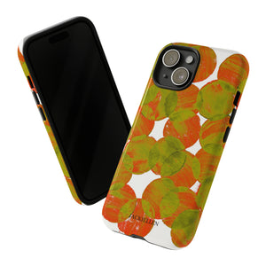 Green and Orange Dot Phone Case
