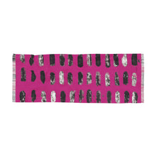 Load image into Gallery viewer, Pink &amp; Black Printed Scarf

