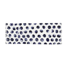 Load image into Gallery viewer, Blue &amp; White Dot Print Scarf
