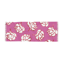 Load image into Gallery viewer, Light Pink Floral Print Scarf
