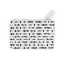 Load image into Gallery viewer, Black &amp; White Phase Dot Mini Clutch Bag
